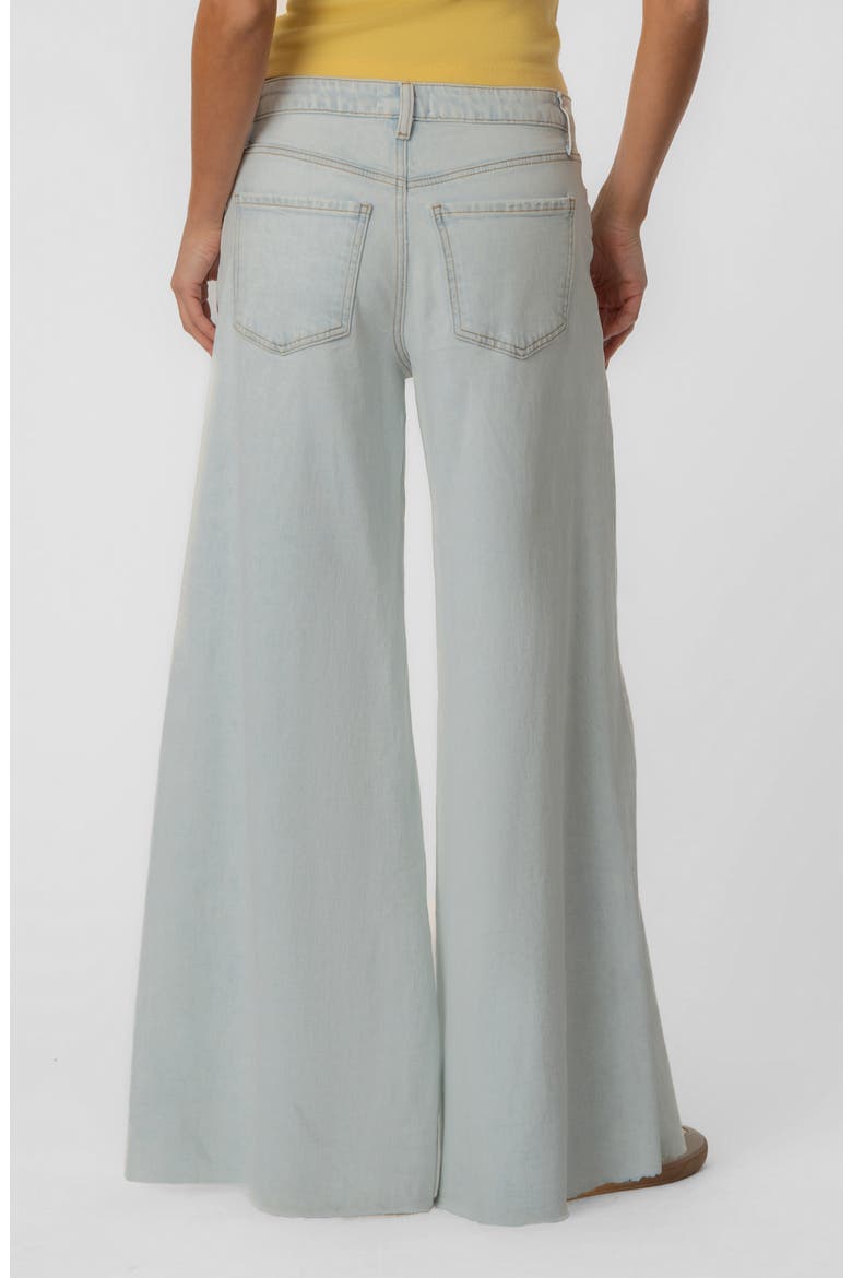 Blake Fab Ab Raw Hem High Waist Super Wide Leg Jeans, Alternate, color, SENSUAL