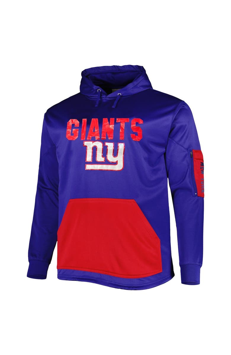 FANATICS Men's Fanatics Branded Royal New York Giants Big & Tall Pullover Hoodie, Alternate, color,