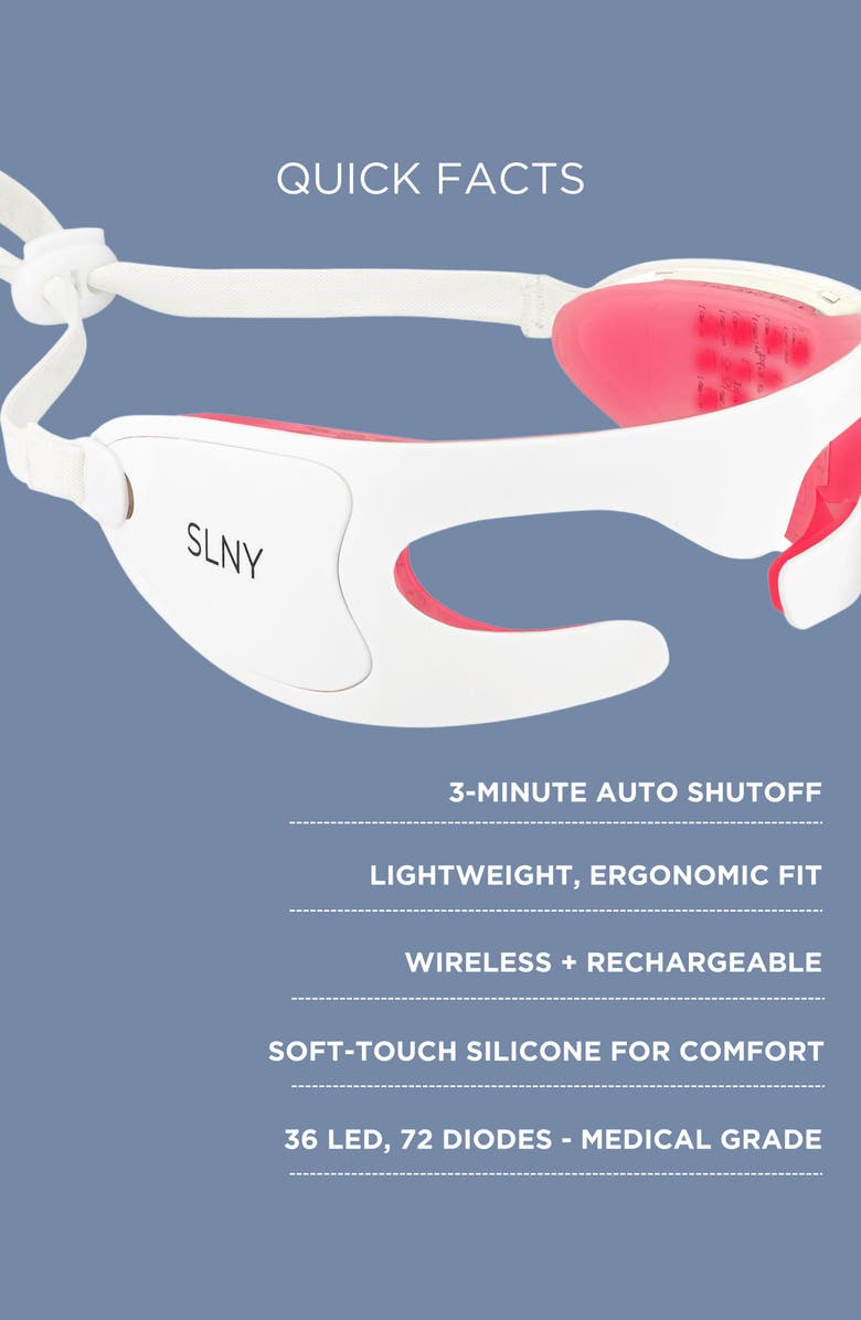 SOLARIS LABORATORIES NY LED Eye Refresh Pro Eye Mask Tool for Rejuvenated Eyes, Alternate, color, White