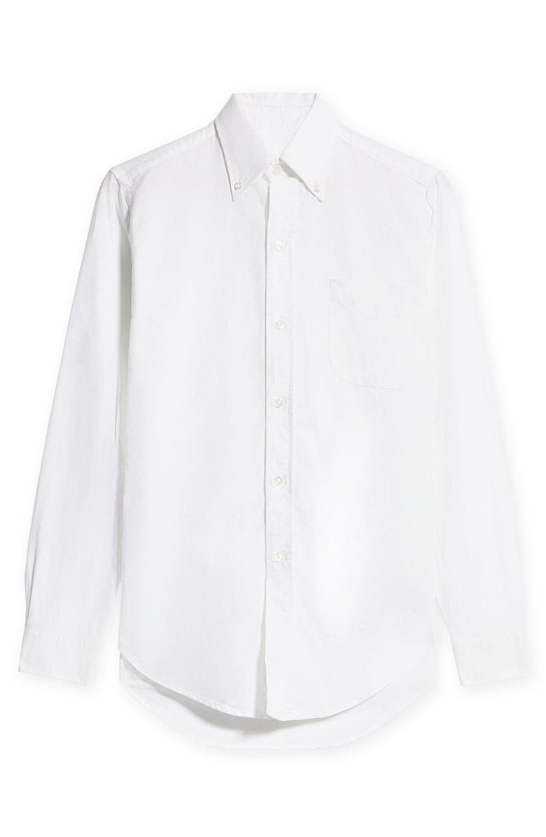 Fortela King Classic Cotton Shirt, Main, color, White
