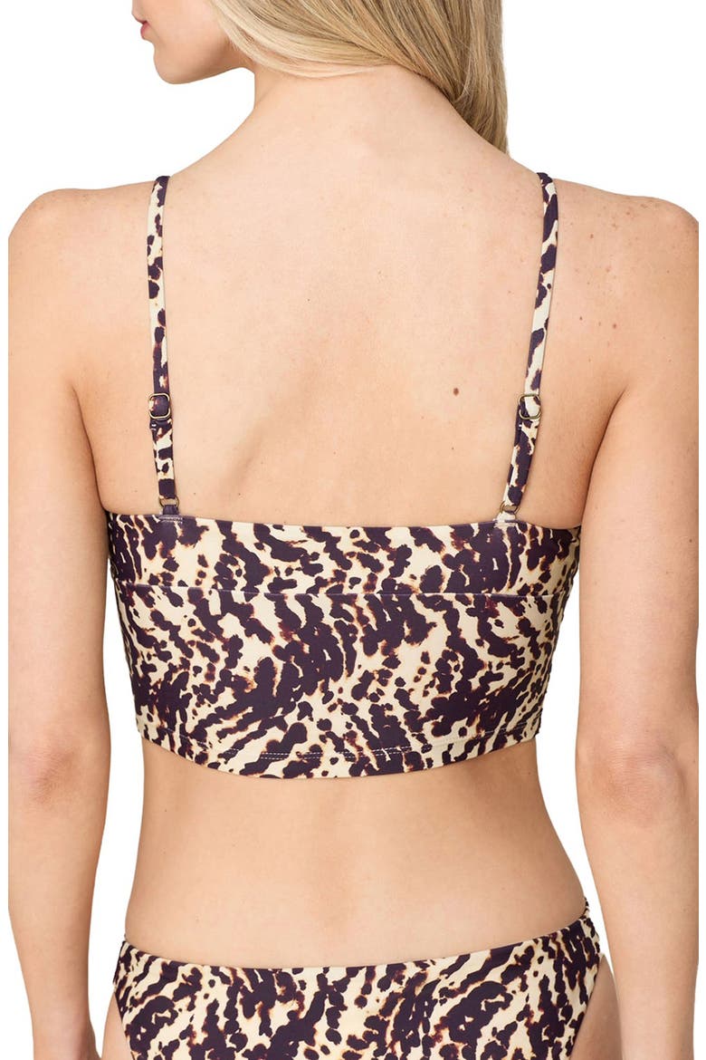 Lanikai Crop Tankini Top, Alternate, color, SPOTTED LEOPARD