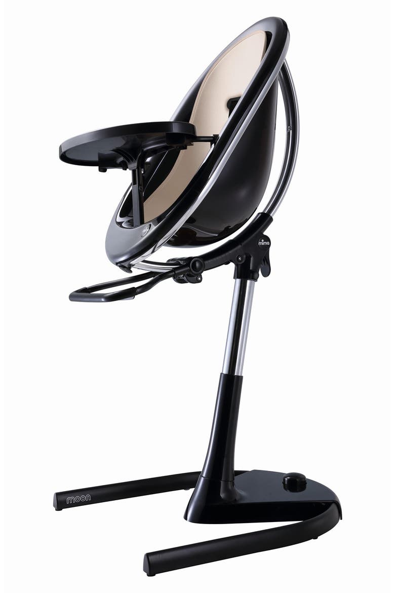 Moon 2G 3-in-1 Highchair, Main, color, BLACK/ CHAMPAGNE