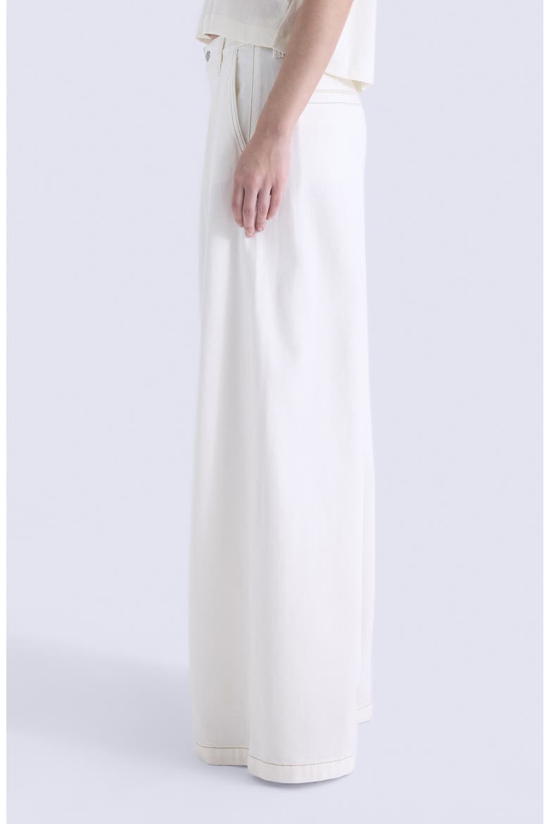 Delphine Wide Leg Jeans, Alternate, color, OFF-WHITE
