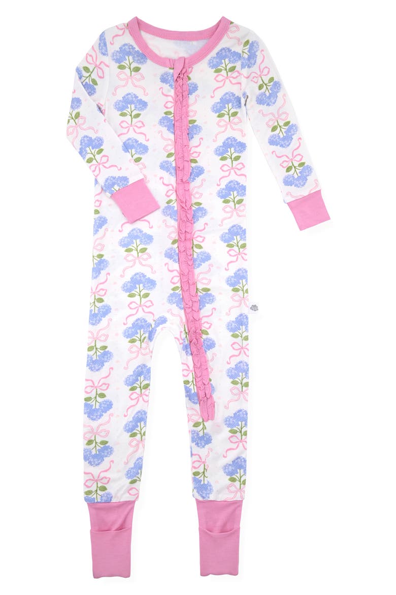 Convertible Coverall Pajamas & Socks Set, Alternate, color, PINK MULTI