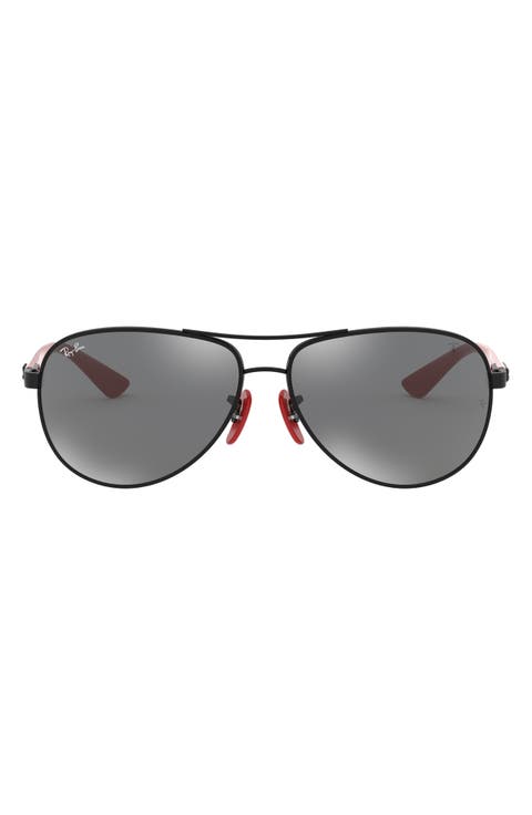 x Scuderia Ferrari 61mm Pilot Sunglasses