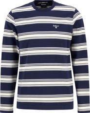 Barbour Plaistow Stripe Long Sleeve Cotton T-Shirt