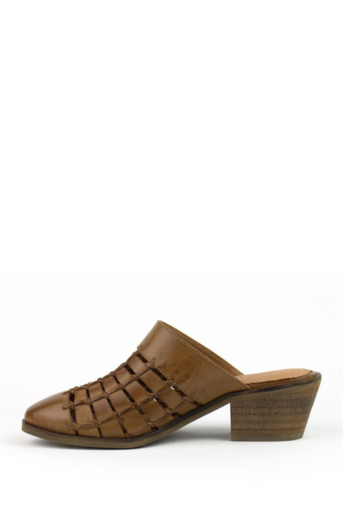 CREVO Luella Leather Block Heel Mule, Alternate, color, 