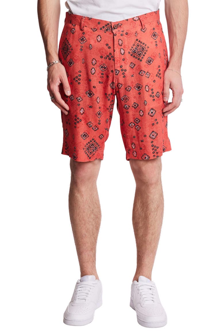 Felix Slim Fit Shorts, Main, color, MARRAKESH ORANGE