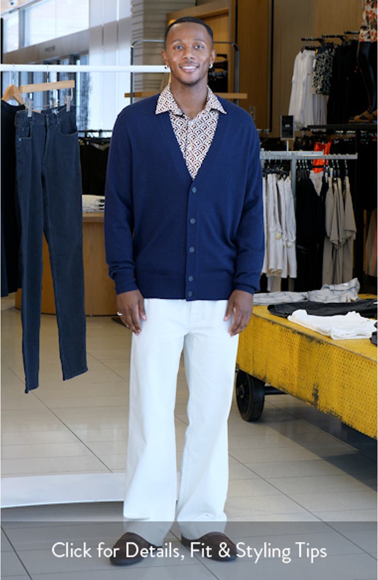 x Beckham Jelso Cashmere V-Neck Cardigan, sales video thumbnail