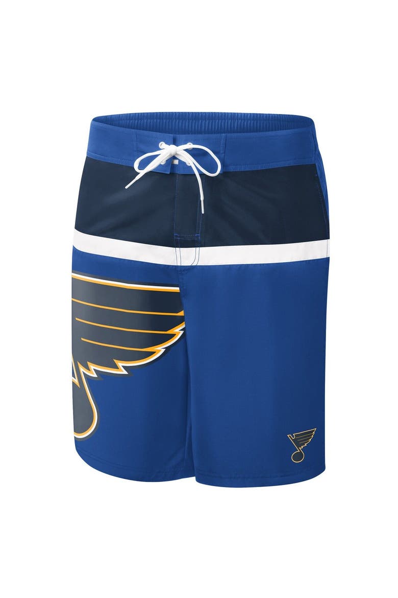 Men's Starter Blue St. Louis Blues Sea Wind Swim Trunks, Alternate, color, Royal