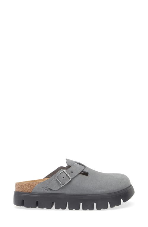 Birkenstock Papillio By Boston Chunky Platform Clog In Gray