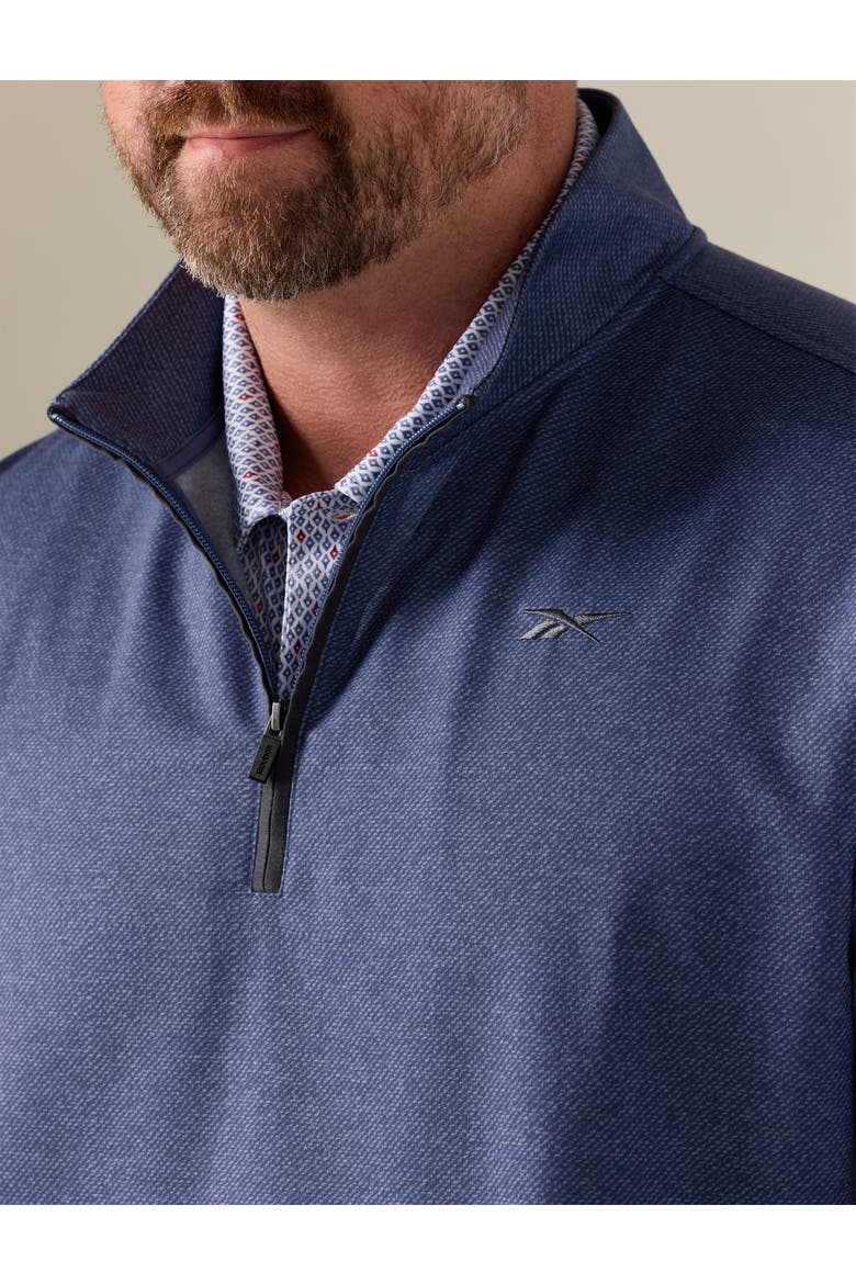 Big & Tall Textured 1/4-Zip Pullover, Alternate, color, LEGACY BLUE