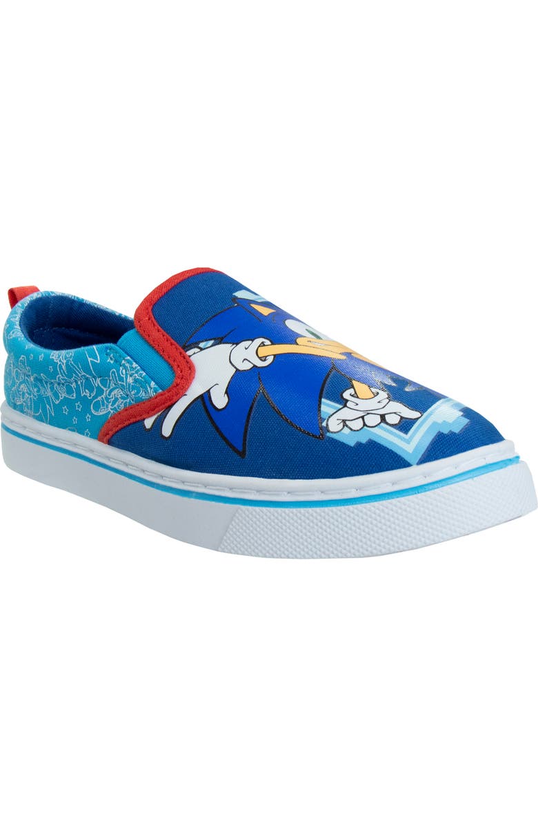JOSMO Kids' Sonic the Hedgehog Slip-On Sneaker, Main, color,