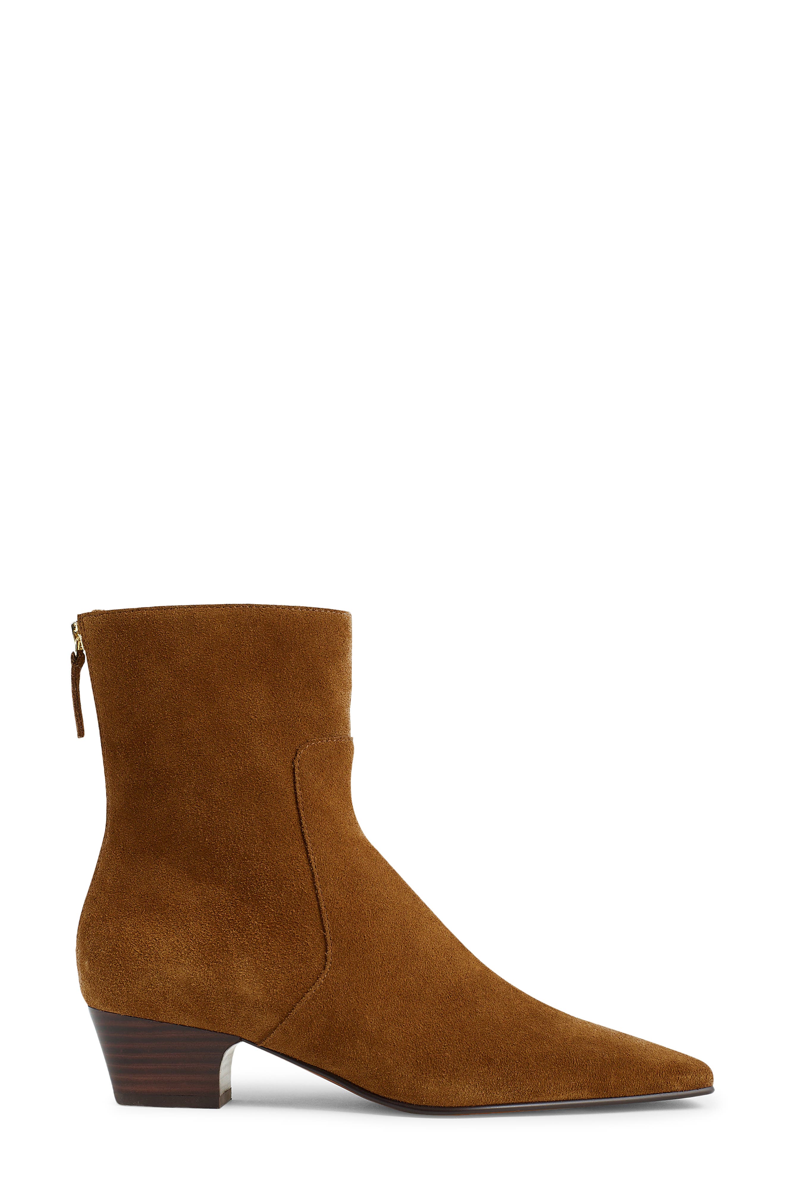Madewell The Lexie Ankle Bootie, Main, color, Warm Chestnut