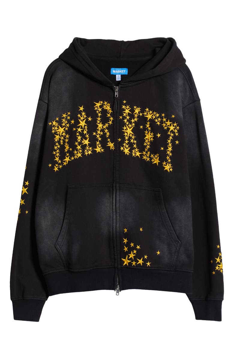 MARKET Galaxy Arc Embroiered Zip Hoodie, Alternate, color, 