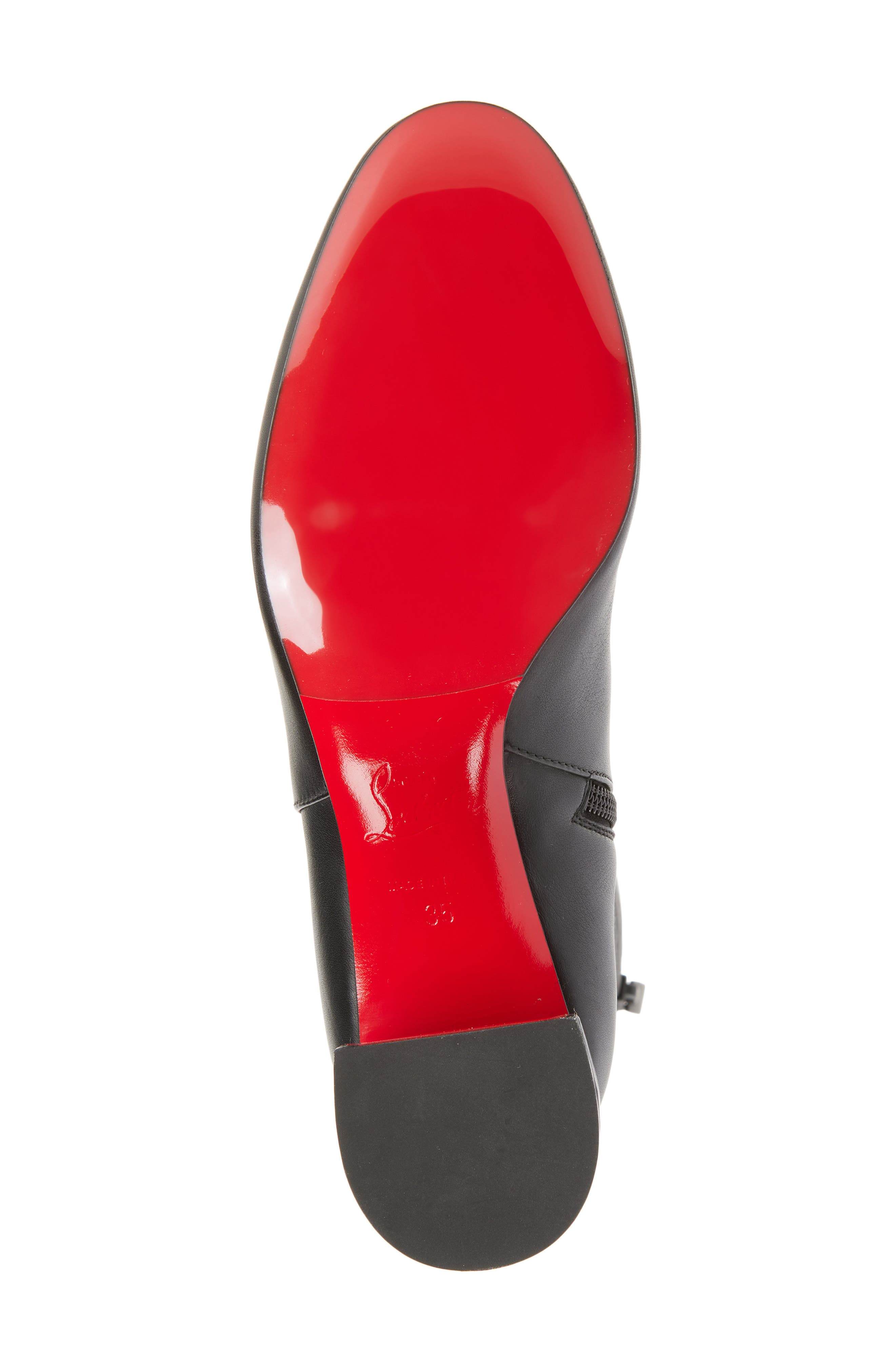 Christian Louboutin Jane Knee High Boot, Alternate, color, Black