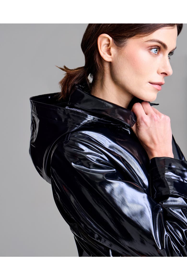 Iconic Princess Rain Slicker, Alternate, color, BLACK