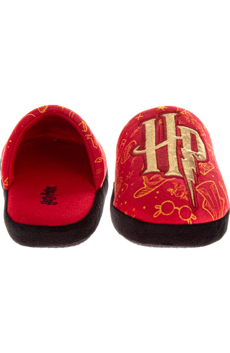 HARRY POTTER Slippers - Magical, Cozy House Shoes for Wizards and Witches, Alternate, color, Red