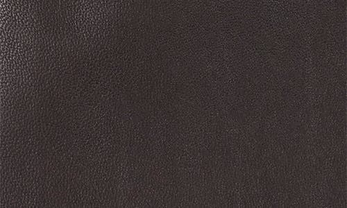 Bruno Magli Logo Buckle Leather Gloves In Brown
