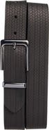 Ted Baker London Reversible Embossed Leather Belt