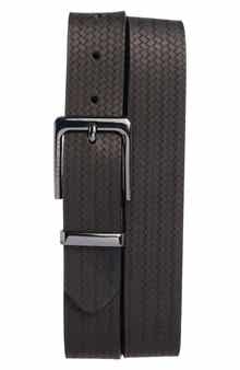 Ted Baker London Reversible Embossed Leather Belt