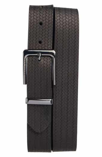 Ted Baker London Reversible Embossed Leather Belt