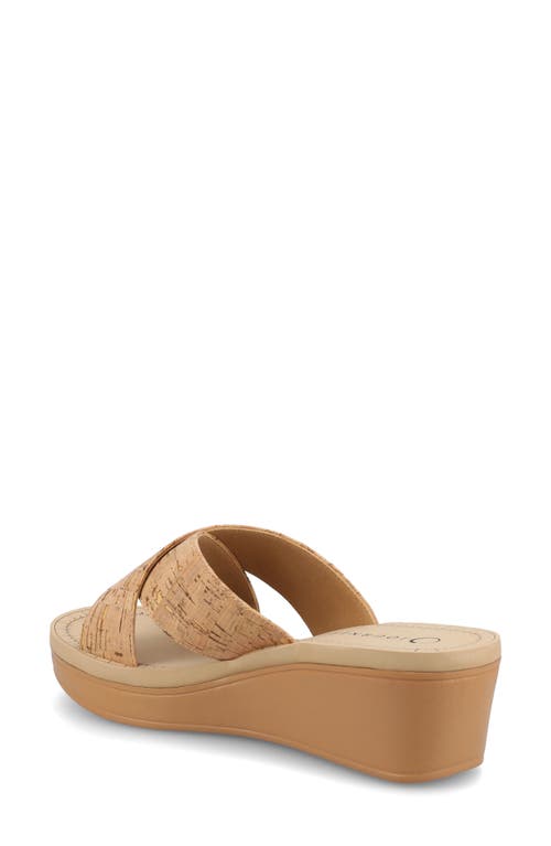 JOURNEE COLLECTION JOURNEE COLLECTION BIARA PLATFORM WEDGE SANDAL 