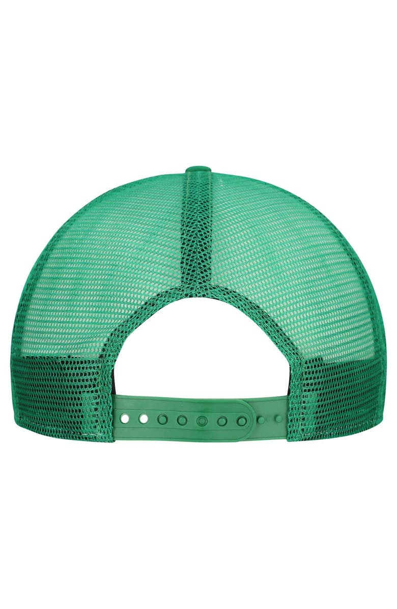 New Era Men
s New Era Cream/Kelly Green Philadelphia Eagles Throwback Cutout A-Frame 9FIFTY Snapback Hat, Alternate, color, Cream