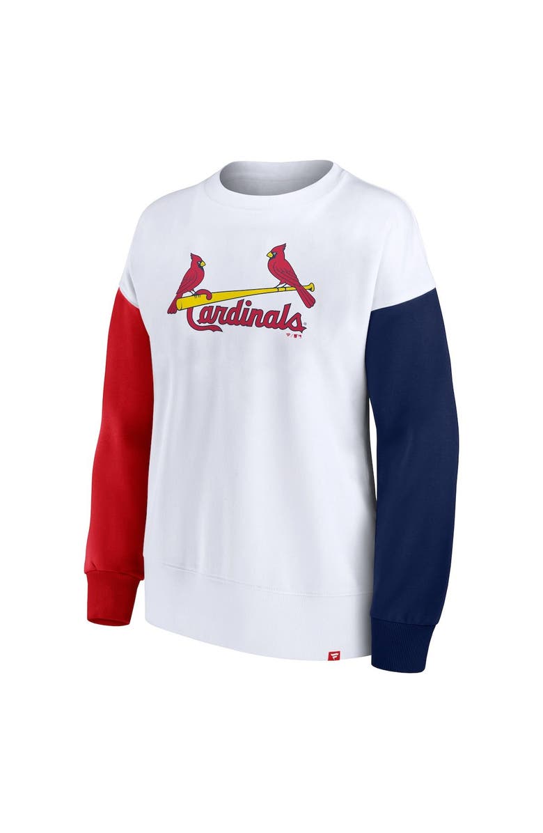 FANATICS Women's Fanatics Branded White St. Louis Cardinals Series Pullover Sweatshirt, Alternate, color, 