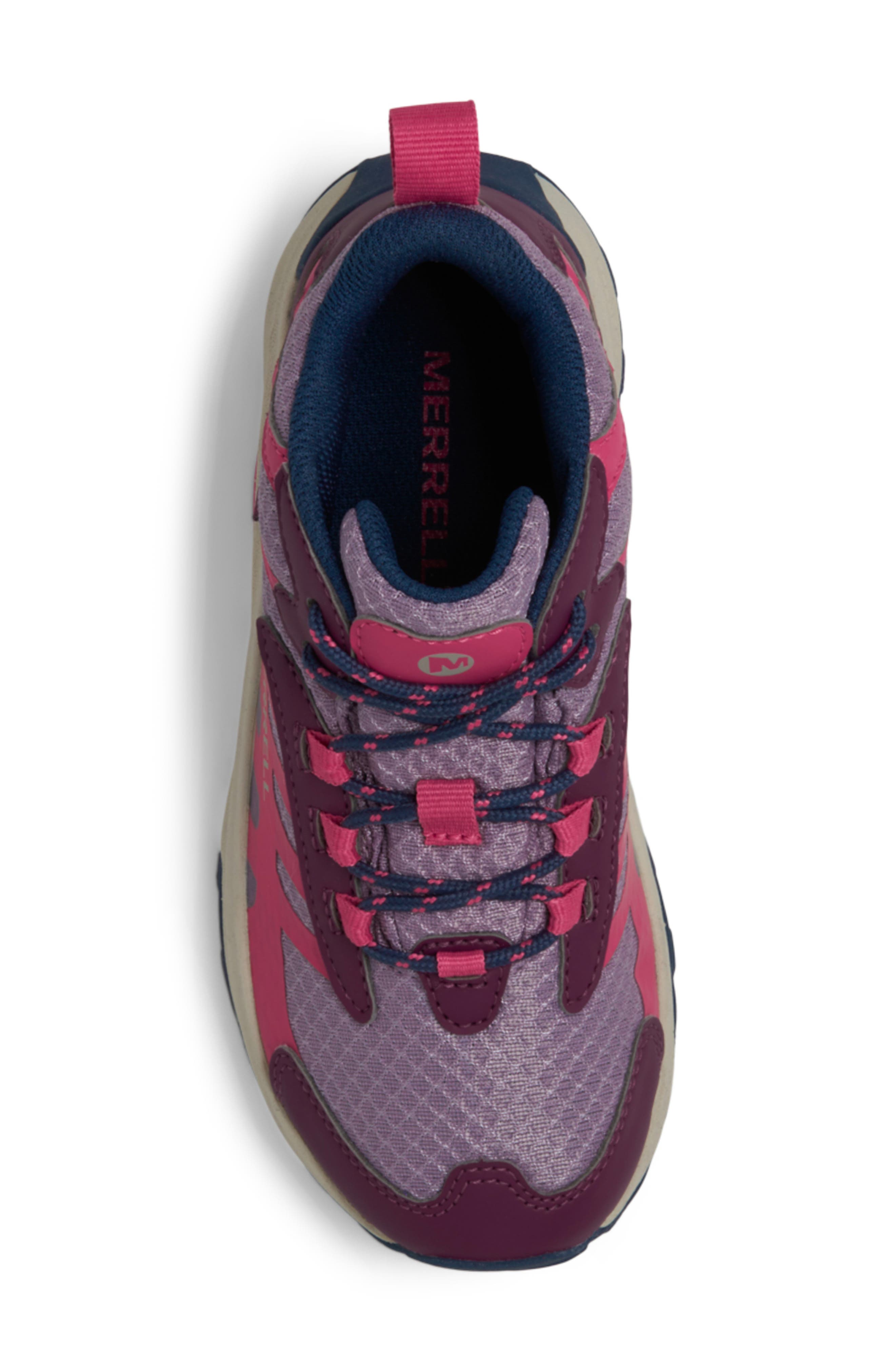 Moab Speed 2 Mid Gore-Tex® Sneaker, Alternate, color, BERRY/NAVY