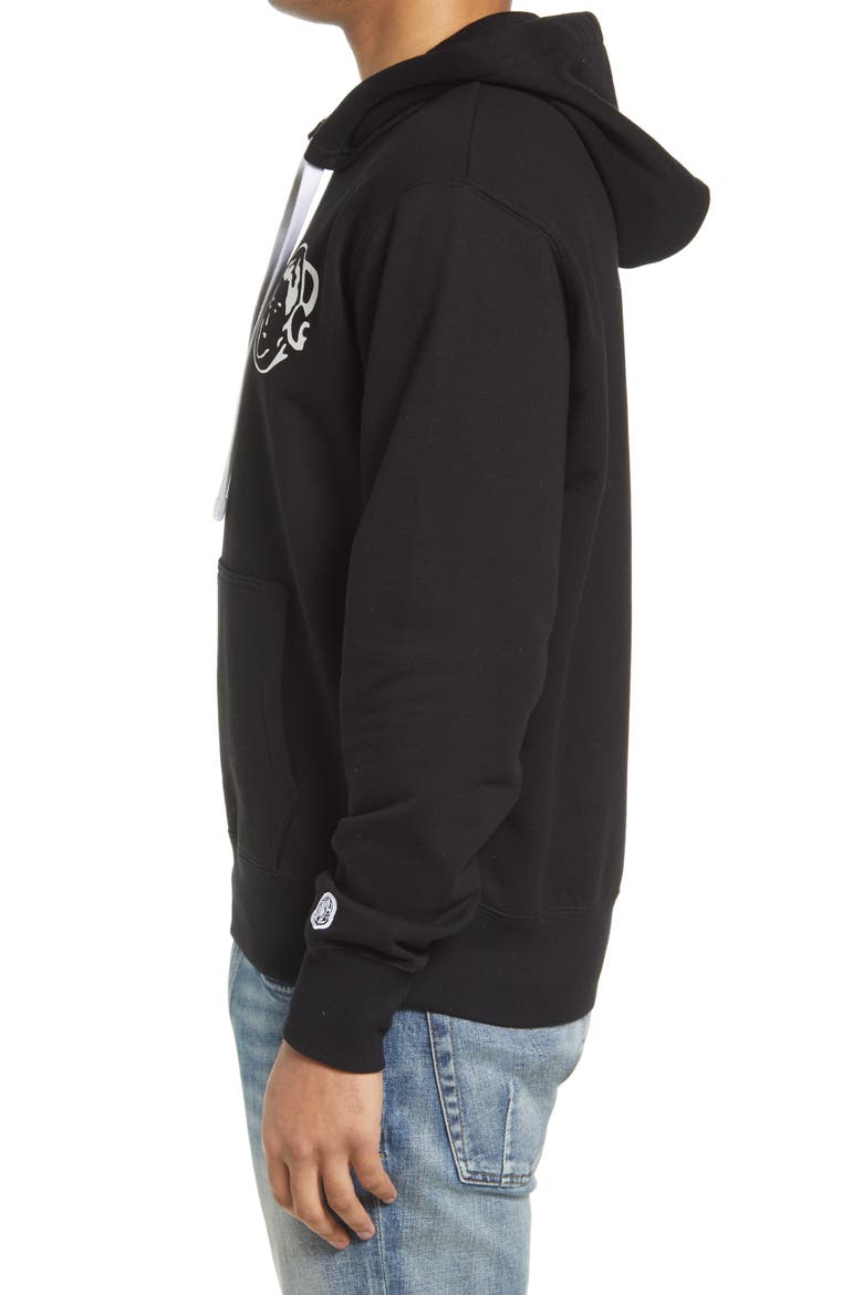 BB Halo Graphic Hoodie, Alternate, color, BLACK
