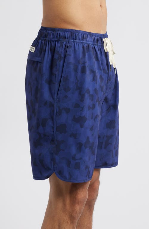 Fair Harbor The Anchor Swim Trunks In Ocean Camo