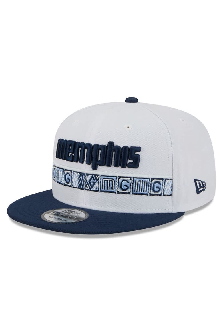 Men's New Era Light Blue/Navy Memphis Grizzlies 2025/26 City Edition 9FIFTY Snapback Hat, Alternate, color, Light Blue