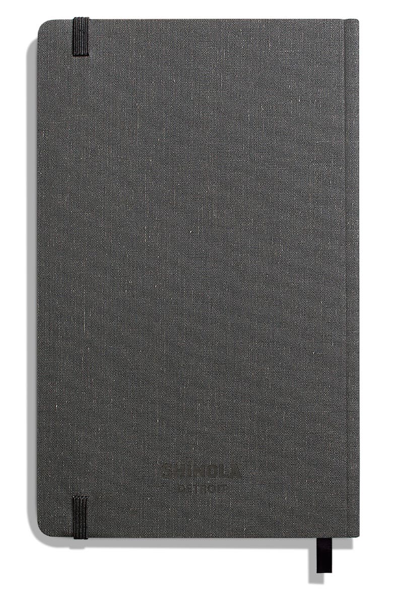 Medium Softcover Ruled Journal, Alternate, color, CHARCOAL