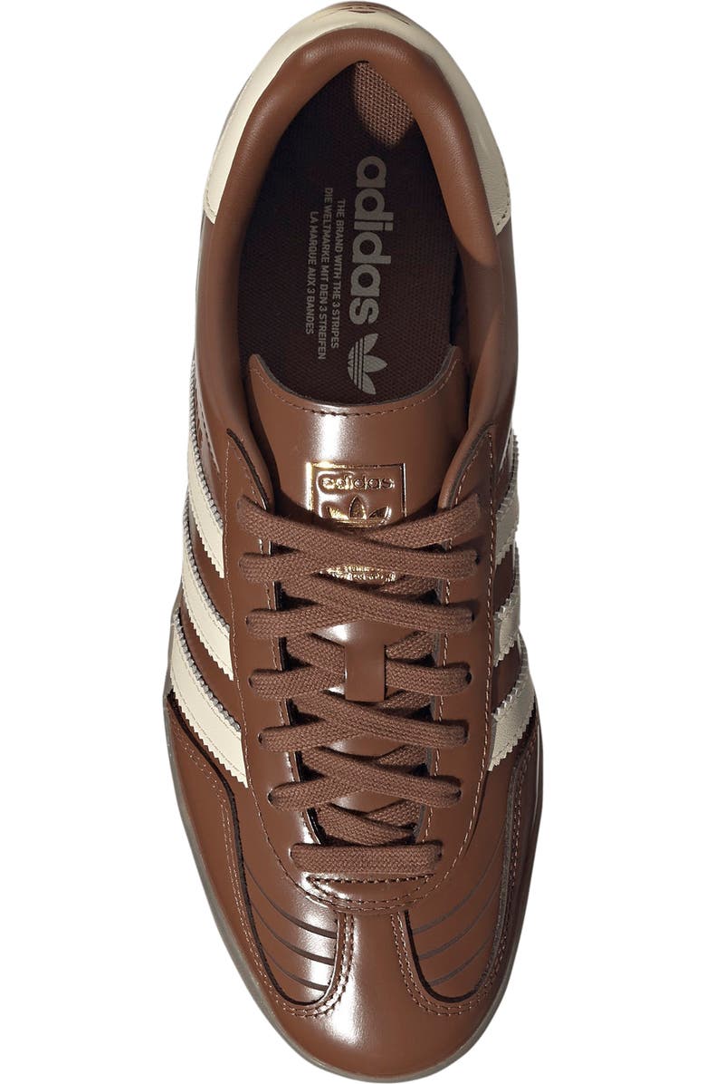 adidas Gazelle Indoor Sneaker, Alternate, color, Brown/ Wonder White/ Gum5