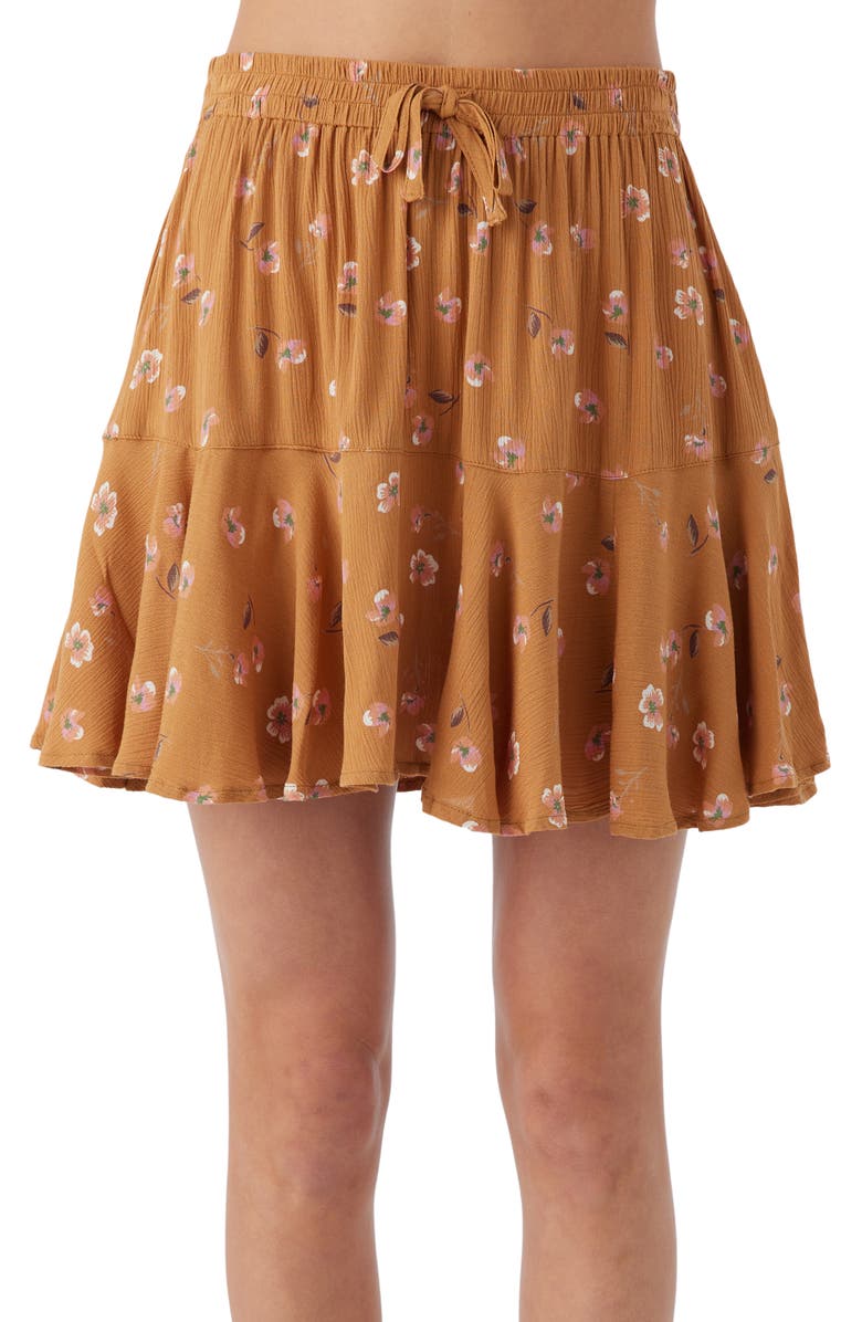 O'Neill Kids' Mattie Floral Print Skirt, Alternate, color, 