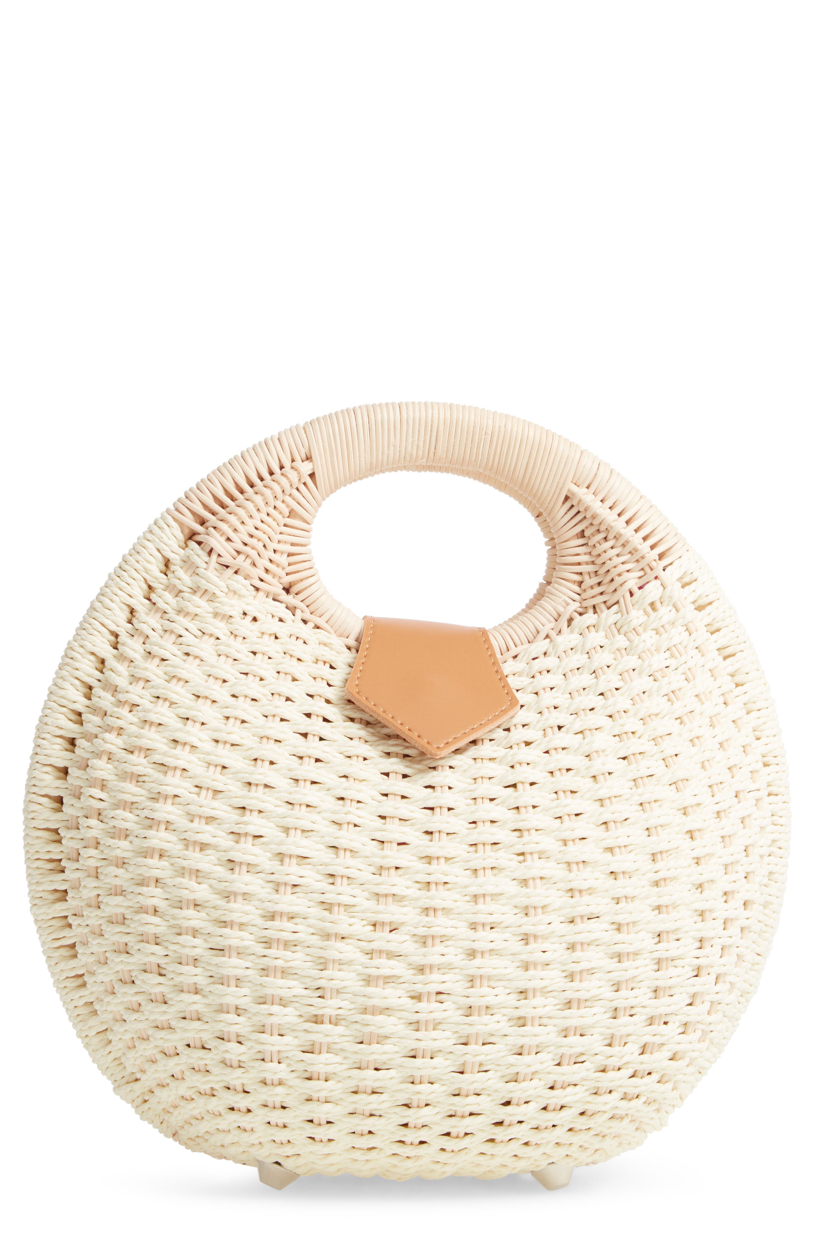 Mali + Lili Chloe Woven Canteen Handbag, Main, color, 