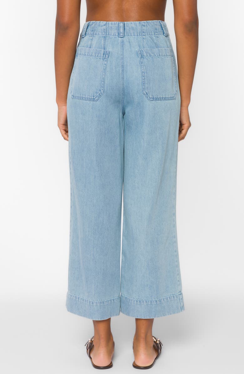 VELVET HEART Alyx High Rise Flare Ankle Pants, Alternate, color, Classic Indigo