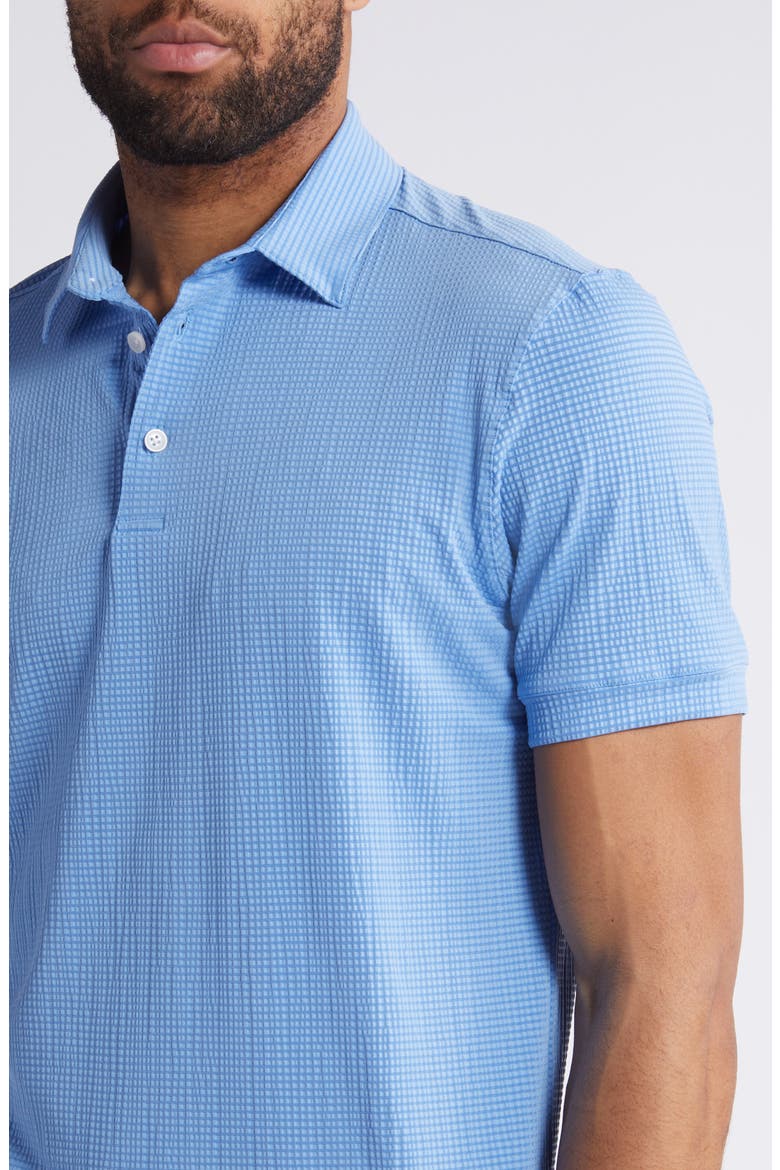 Copa Pinstripe Performance Polo, Alternate, color, PROVENCE SOLID