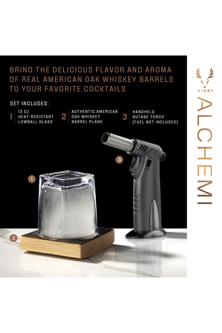 Alchemi Barrel Board Smoking Kit, Alternate, color, Wood