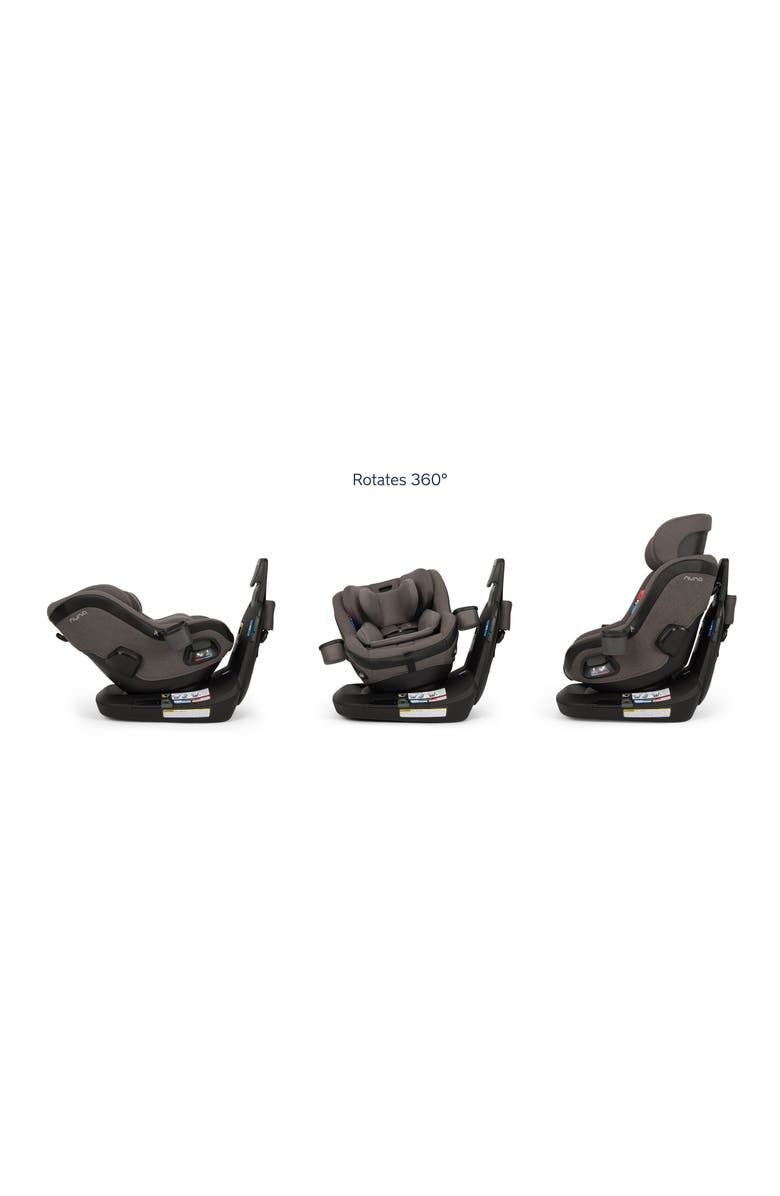 Nuna REV Max Rotating Infant Car Seat, Alternate, color, Pewter