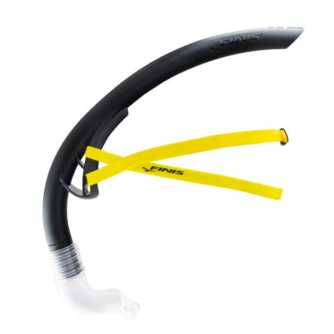 Stability Swimmers Snorkel Bracketless Center Mount Swim Training Snorkel Adjustable Fit Silicone Mouthpiece