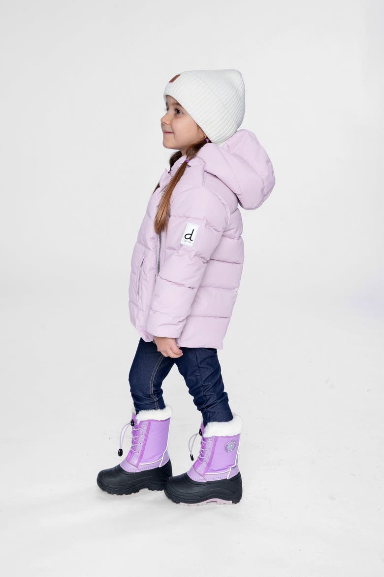 Adapted PrimaLoft Hooded Winter Jacket, Alternate, color, Lavender