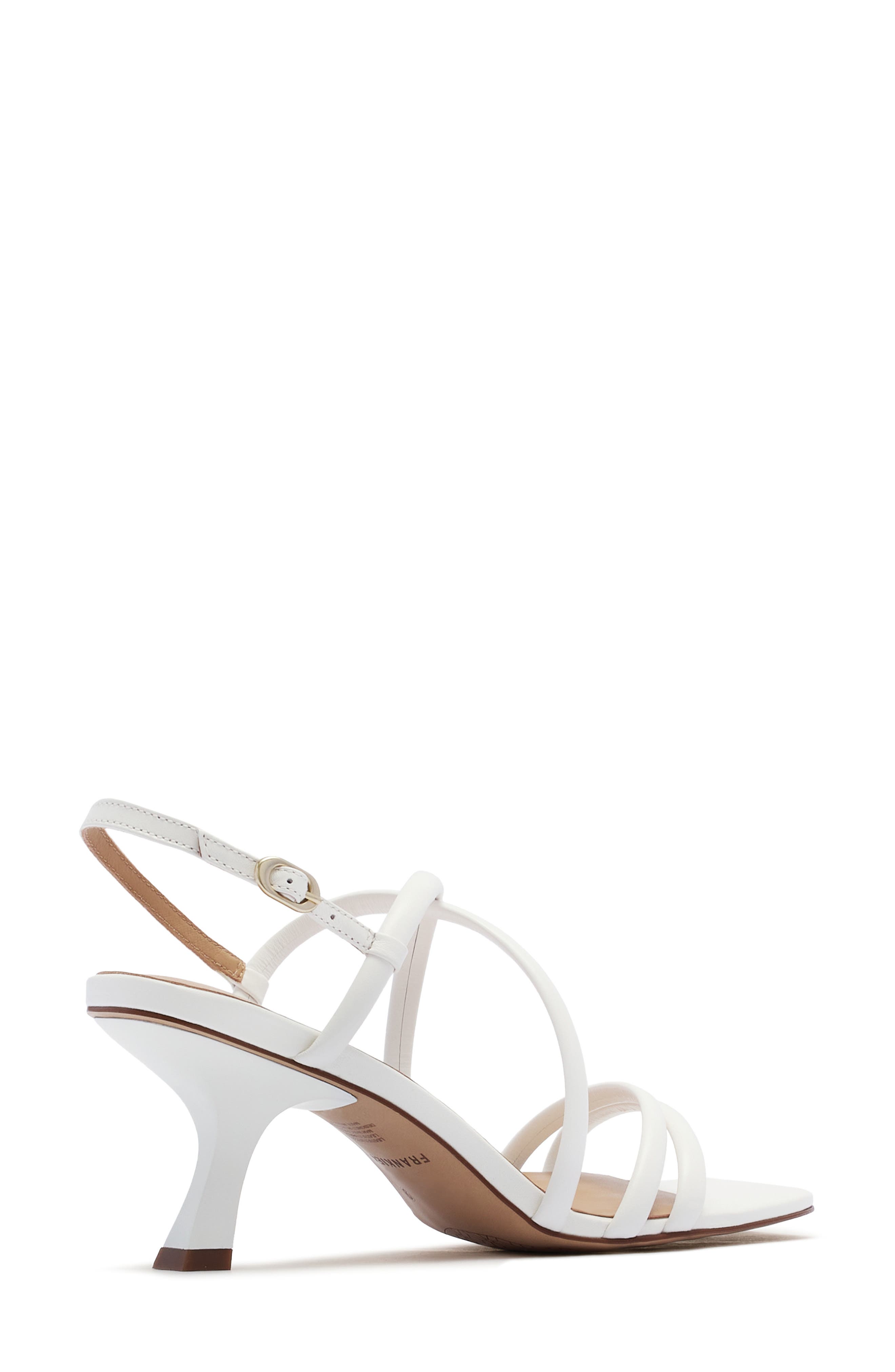 FRANKIE4 Giselle Ankle Strap Slide Sandal, Alternate, color, Soft White
