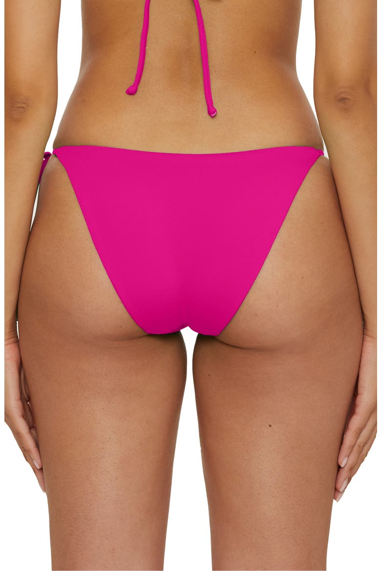 Color Code Side Tie Bikini Bottoms, Alternate, color, HIBISCUS