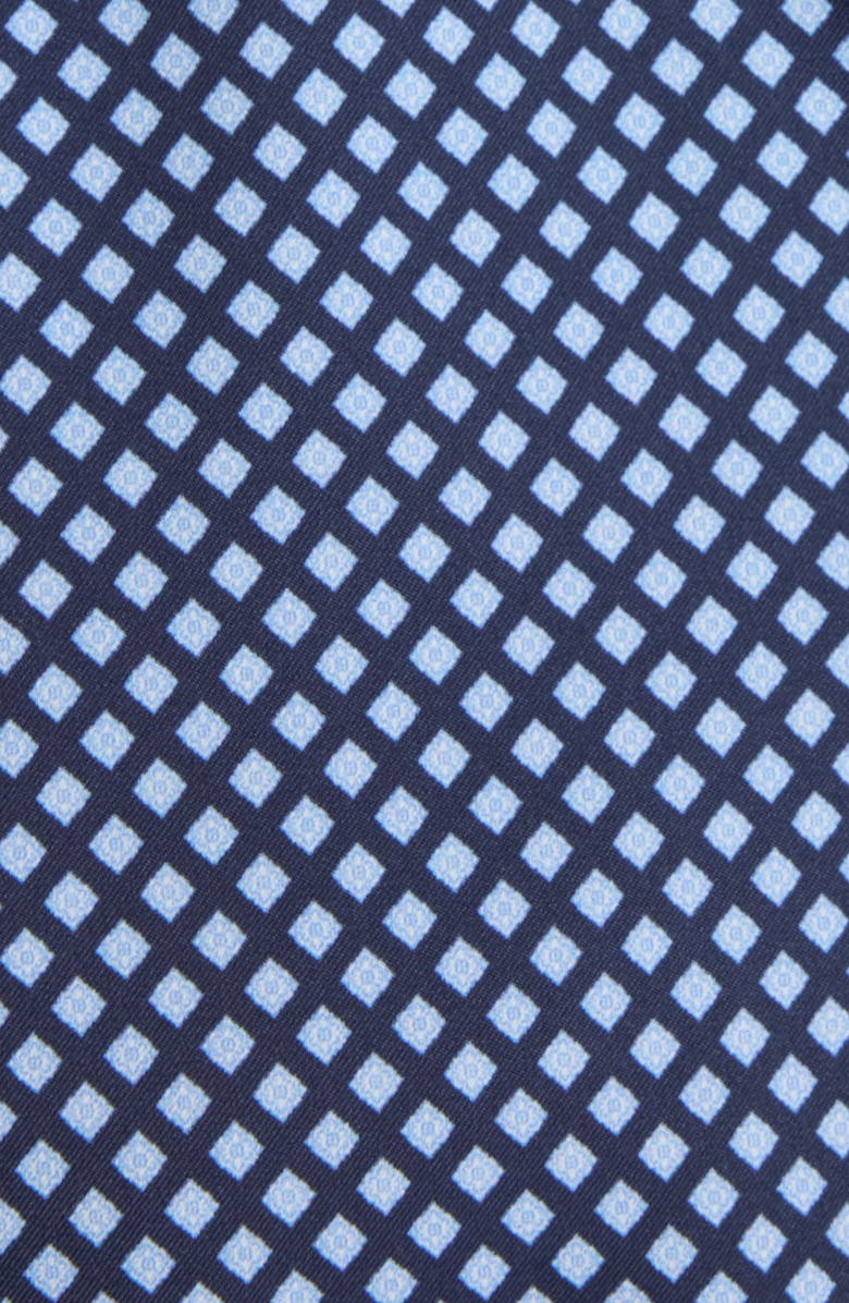 UNTUCKit Marshall Geo Print Performance Button-Up Shirt, Alternate, color, Navy