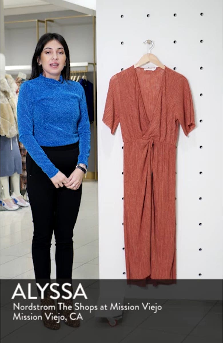 Dolman Plissé Midi Dress, sales video thumbnail