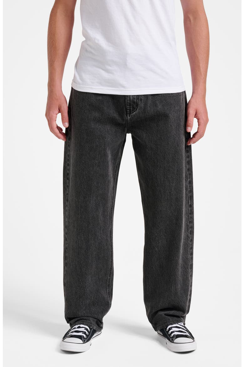 Baggy Jeans, Main, color, BLACK WASH