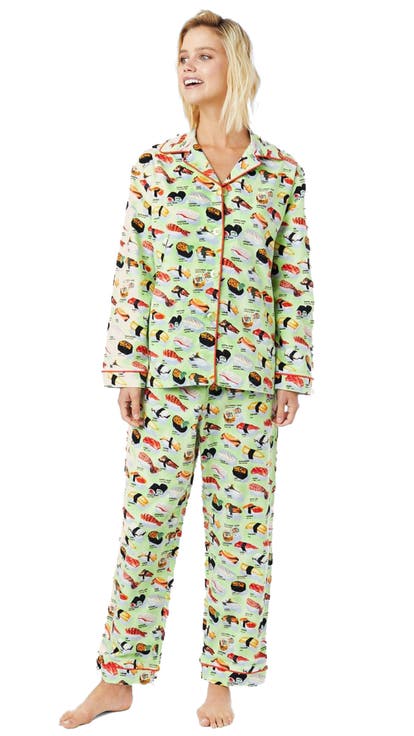 Pima Knit Pajama Print Set