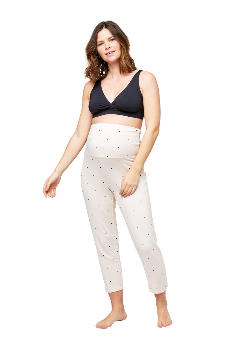 Max Maternity Lounge Pants, Alternate, color, DOTS